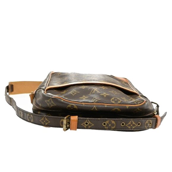 LOUIS VUITTON Logo Danube MM Shoulder Bag Monogram Leather Brown M45264 37EE867 - Picture 5 of 16
